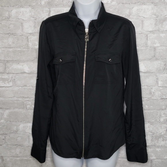 Michael Kors Zipper Blouse - Picture 1 of 8